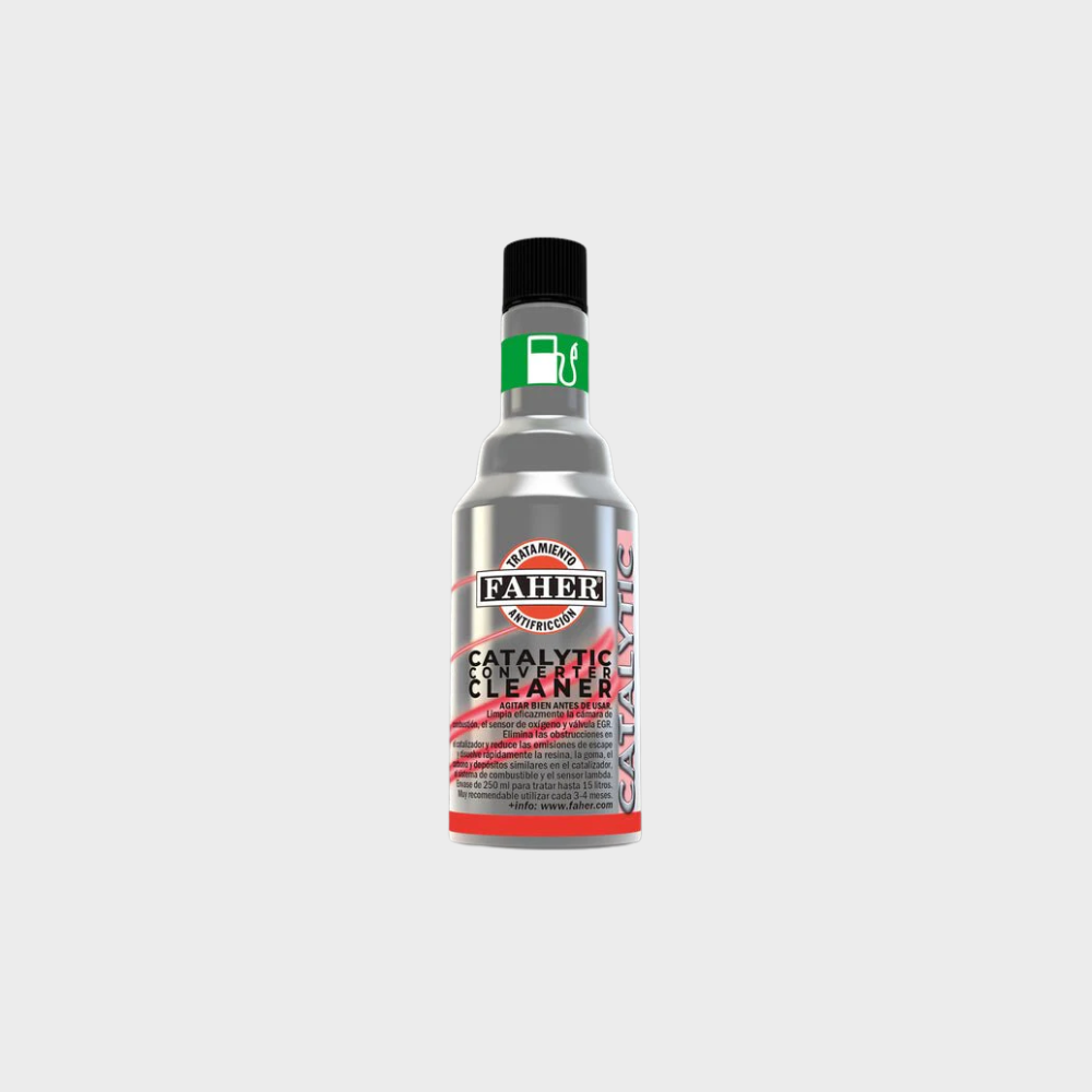 FAHER Tratamento Catalisador 250ml - Limpeza Profunda do Sistema de Escape