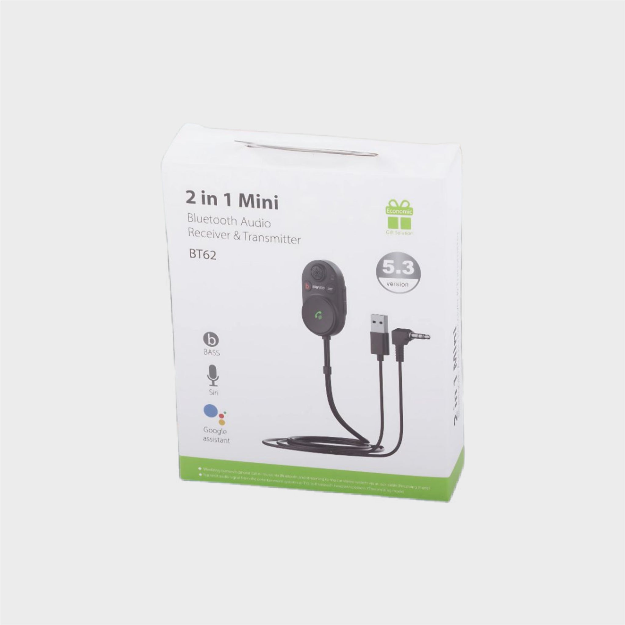 Transmissor Bluetooth 5.3 para Carro com Bass Boost PRO | USB/AUX | Mãos-Livres