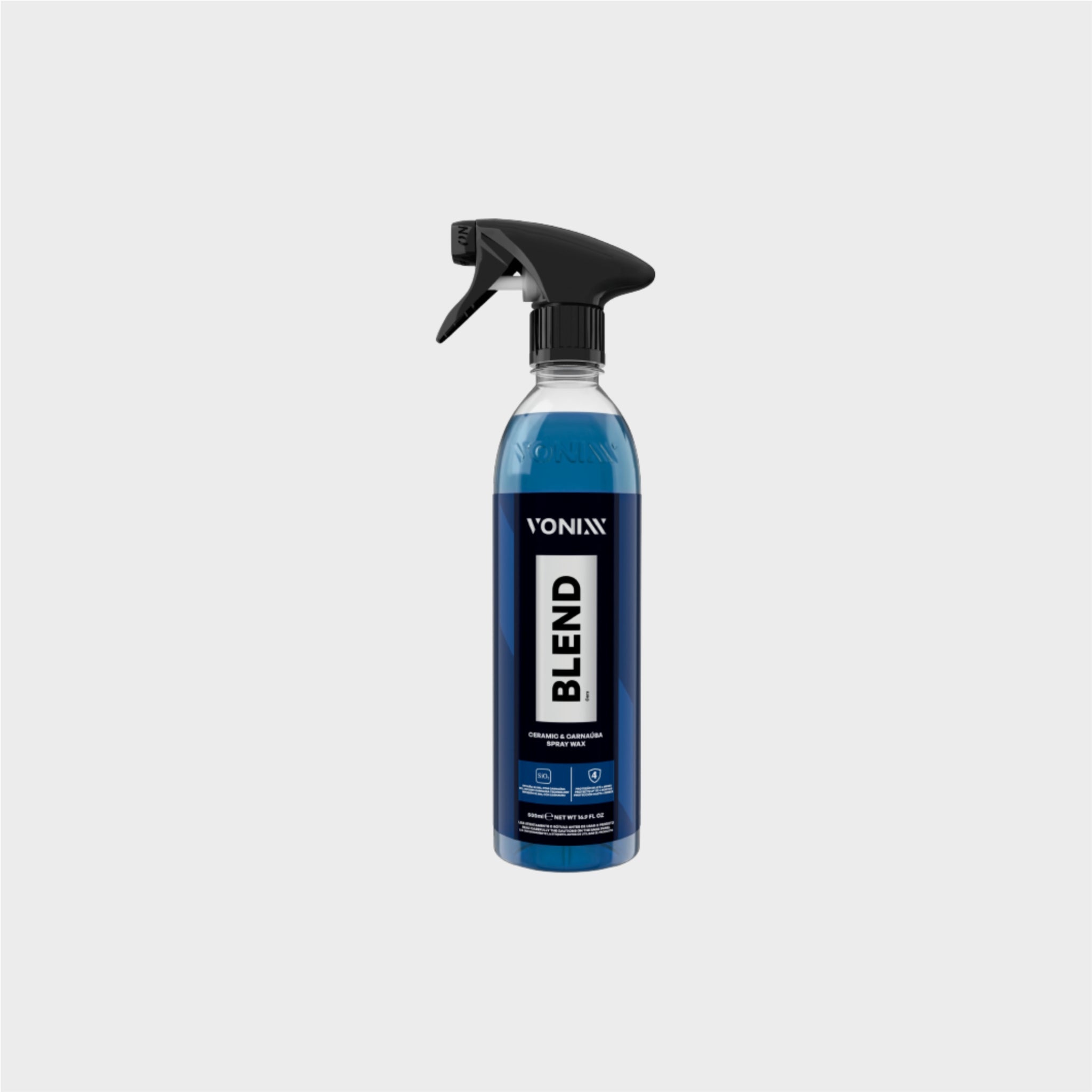 VONIXX Blend Spray 500ml – Cera Híbrida com SiO₂ e Carnaúba Tipo 1
