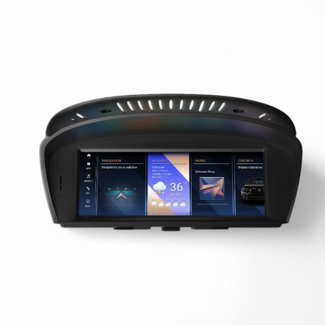 Monitor Android 8.8" BMW CIC Serie 3 5 6 CarPlay Android Auto