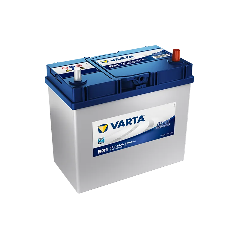 Bateria VARTA BLUE DYNAMIC 12V 45AH 330AF 238X129X227 +D B31