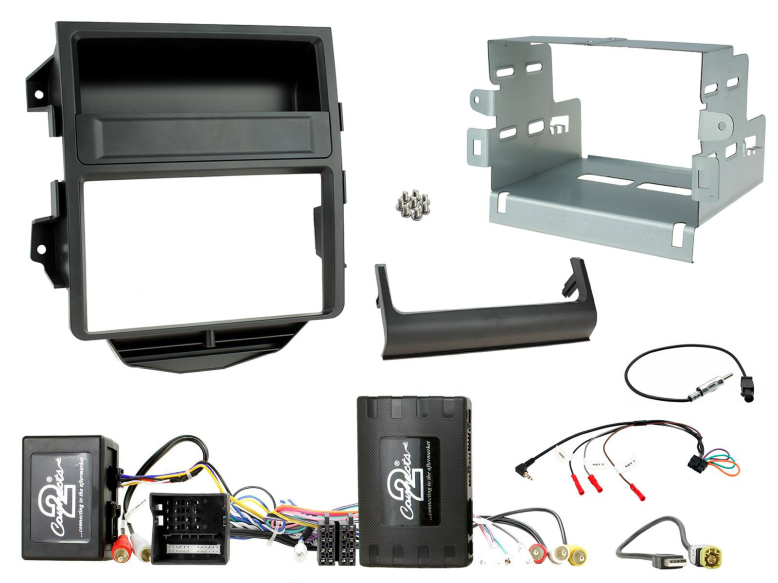 Frente 2Din + Interface Comandos Volante Infodapter + MOST Porsche Macan