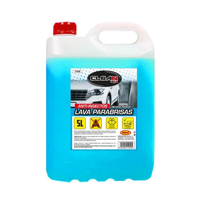 Líquido Limpa Parabrisas Antimosquitos 5LT Clean RM