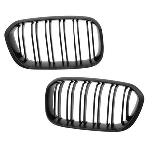 Grelhas Duplas BMW Série 1 F20/F21 LCI (2015-2018) – Design M1 em Piano Black