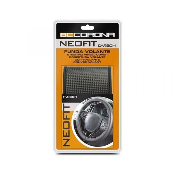 Cobertura de Volante Preto Carbono Neofit