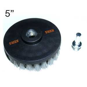 KERS - ESCOVA ROTATIVA PARA APARAFUSADORA 5" M14 MEDIA
