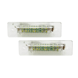 LEDs de matrícula 2 peças Porsche 964 911 CARRERA 2/4 89-94 / 968 92-95 / 986 BOXSTER 97-04 / 993 911 CARRERA 94-98 / 996 911 CARRERA 98-05 / 996T 911 Turbo / GT2 01- 05 / GT3-1 911 GT3 99-05