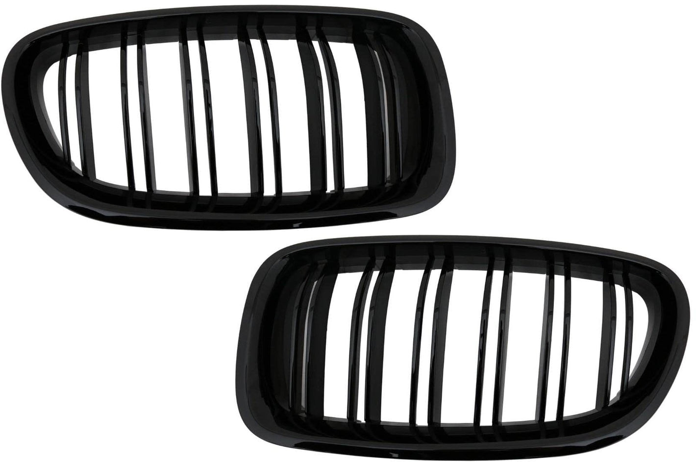 Grelhas Centrais BMW Série 5 F10/F11 (2010+) – Design M Power em Piano Black