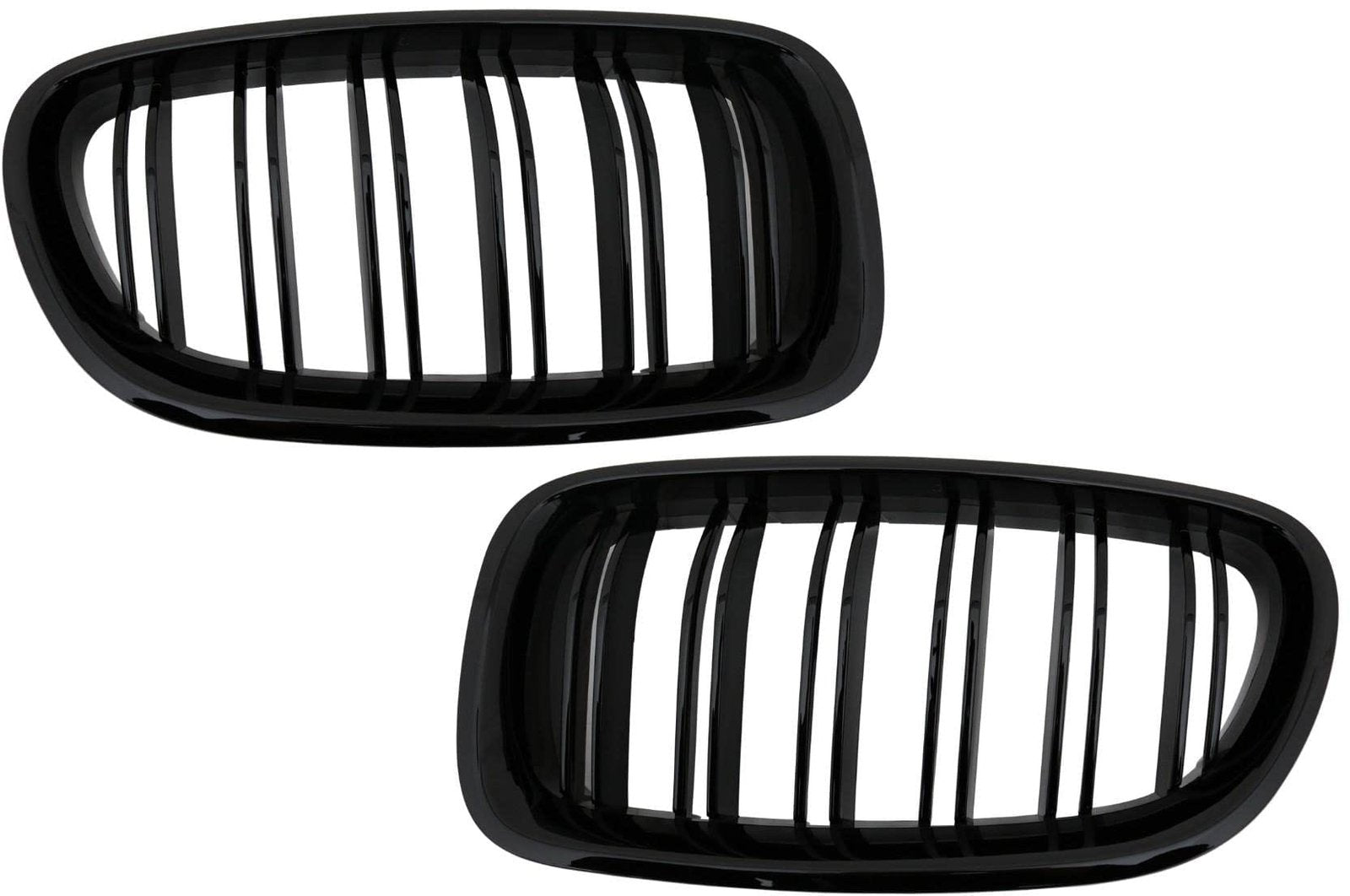 Grelhas Centrais BMW Série 5 F10/F11 (2010+) – Design M Power em Piano Black