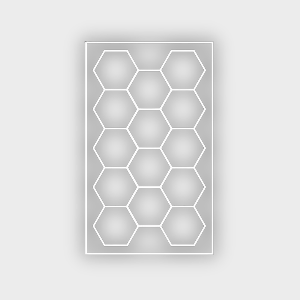 Luminária LED Colmeia 14 Células | 4,83m x 2,43m | 672W | KERS
