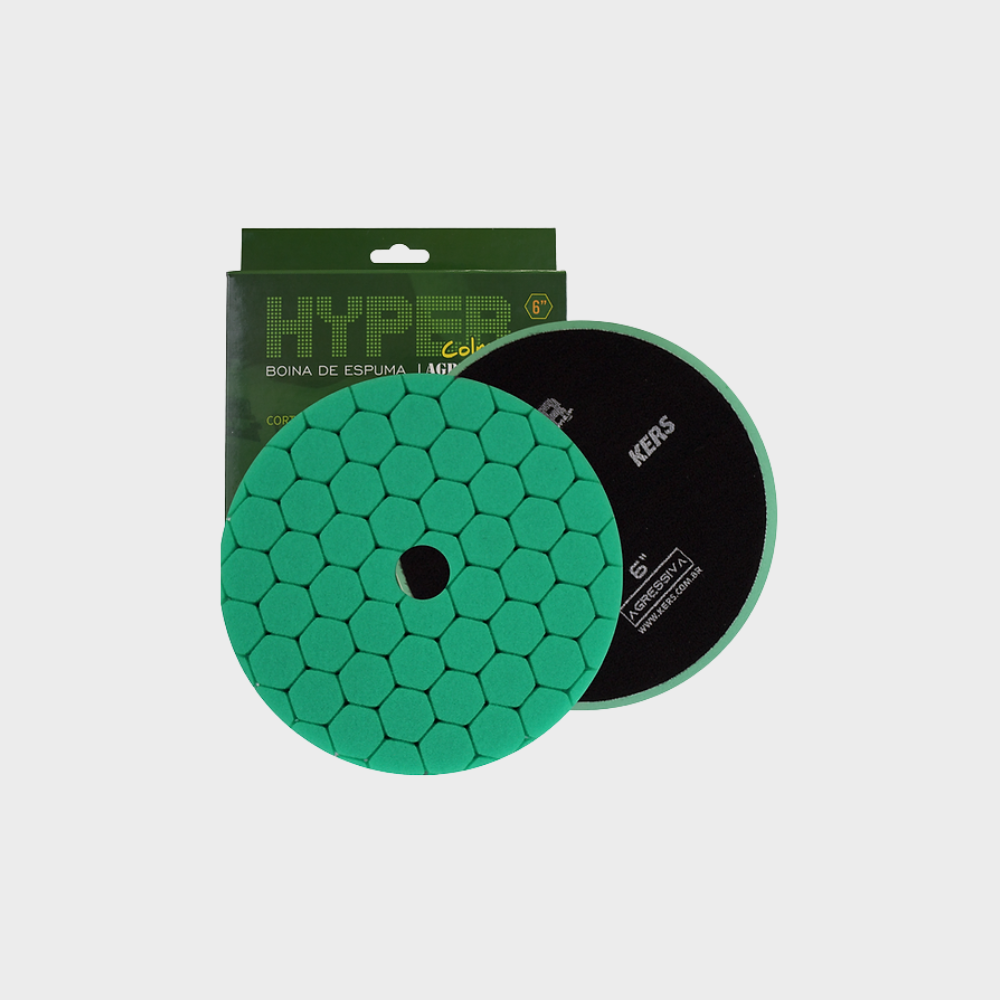 KERS Boina de Espuma 6" Hyper Agressiva – Correção de Pintura