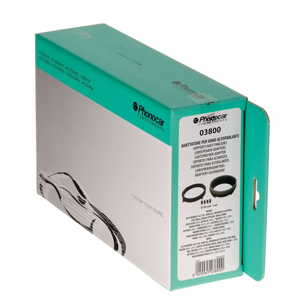 Adaptadores de Colunas Frente/Trás Ø165mm (1 Par)