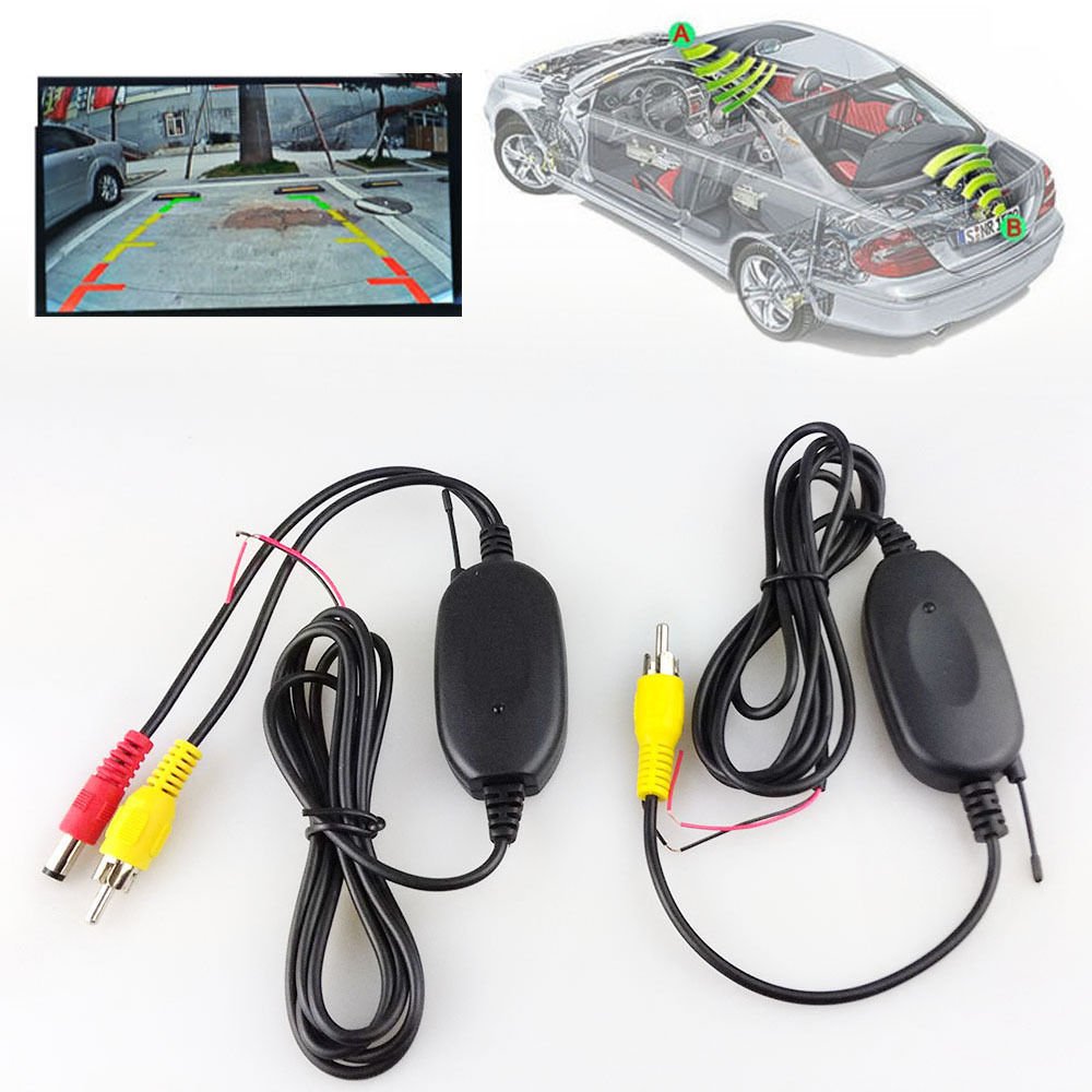 Kit transmissor + Receptor de imagem sem fio 9-14VDC 2.4Ghz Wifi