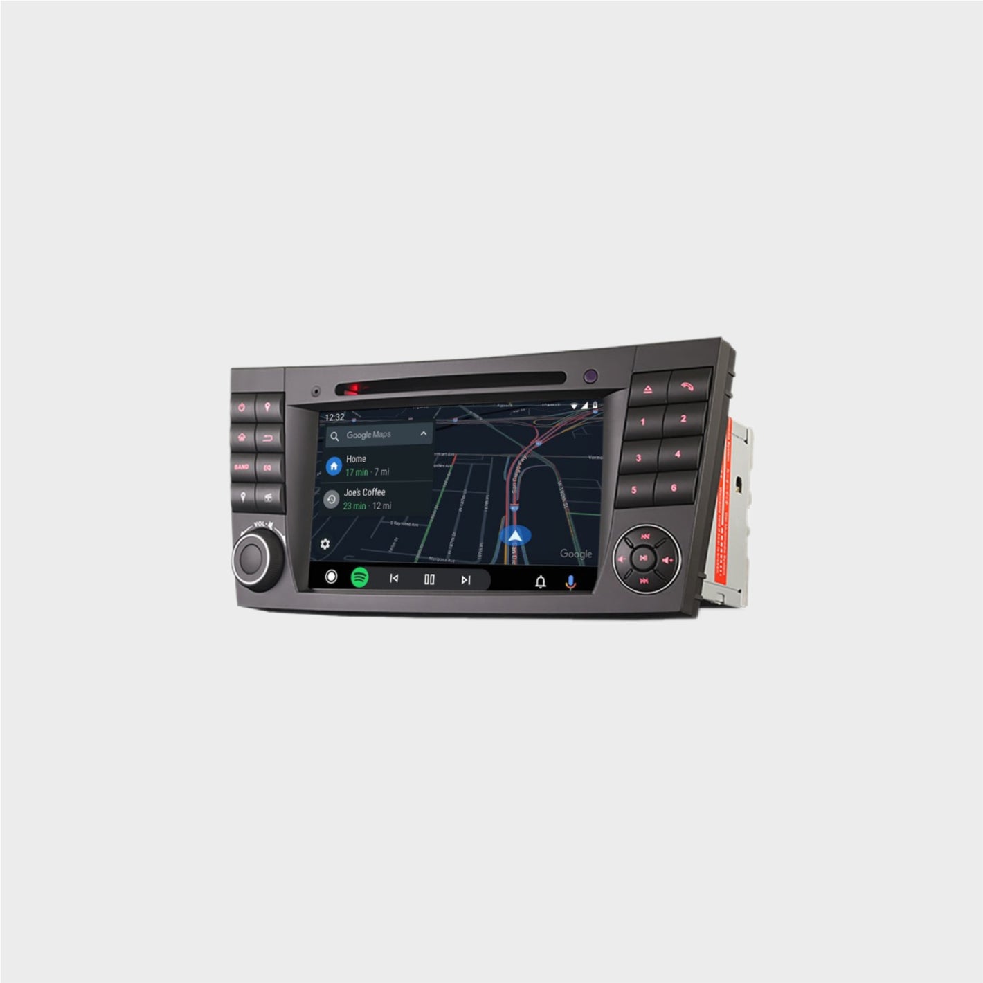 Radio CarPlay Android Auto Bluetooth Mercedes Classe E CLS W211