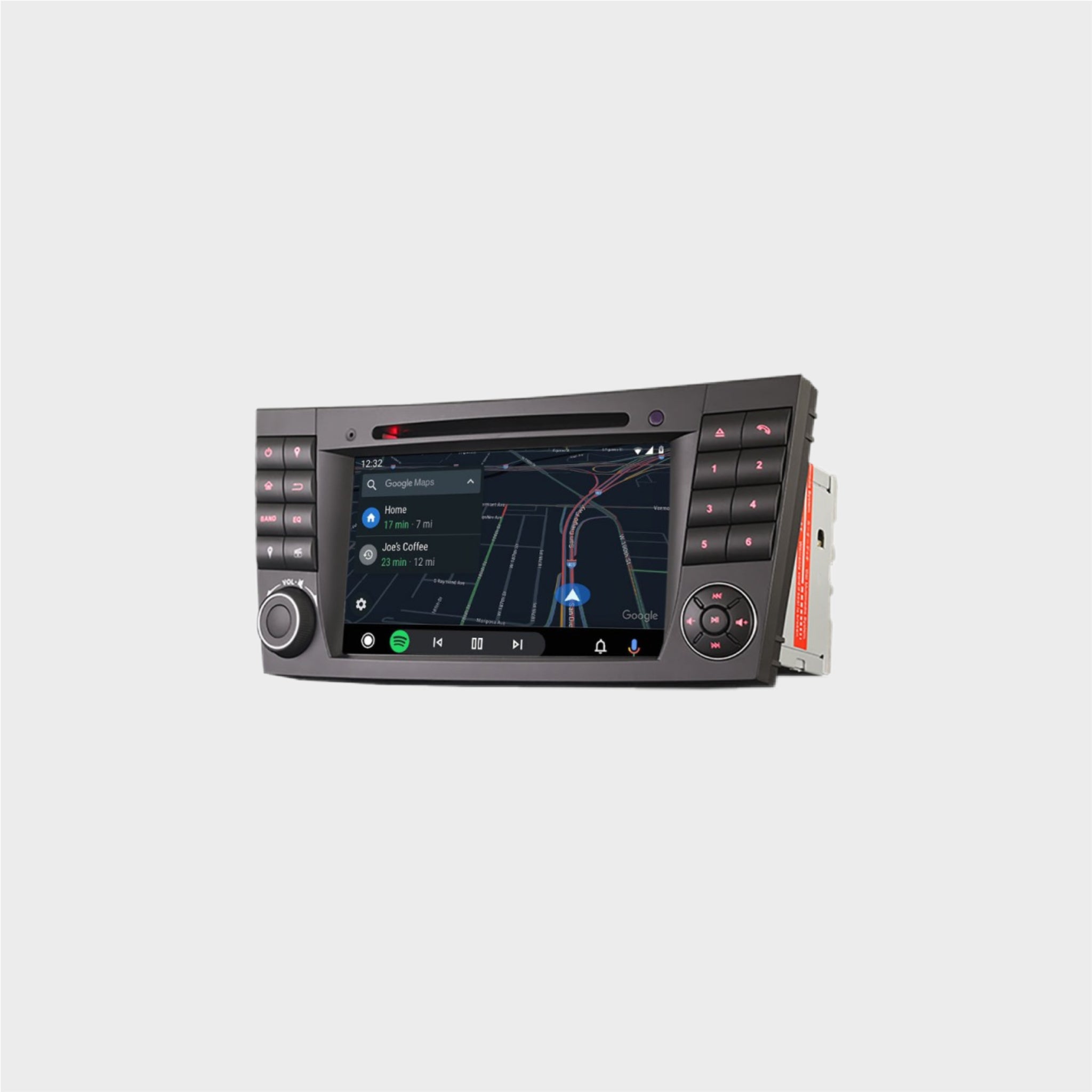 Radio CarPlay Android Auto Bluetooth Mercedes Classe E CLS W211