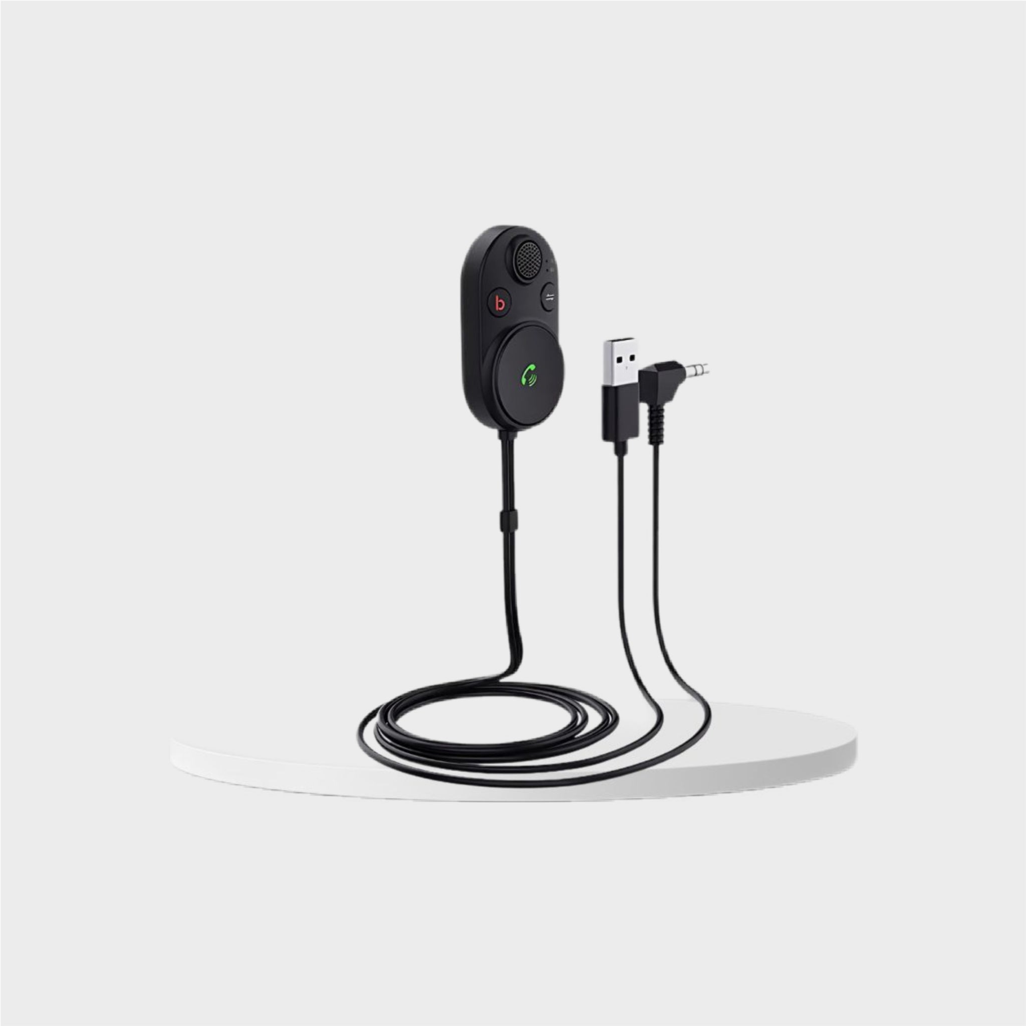 Transmissor Bluetooth 5.3 para Carro com Bass Boost PRO | USB/AUX | Mãos-Livres