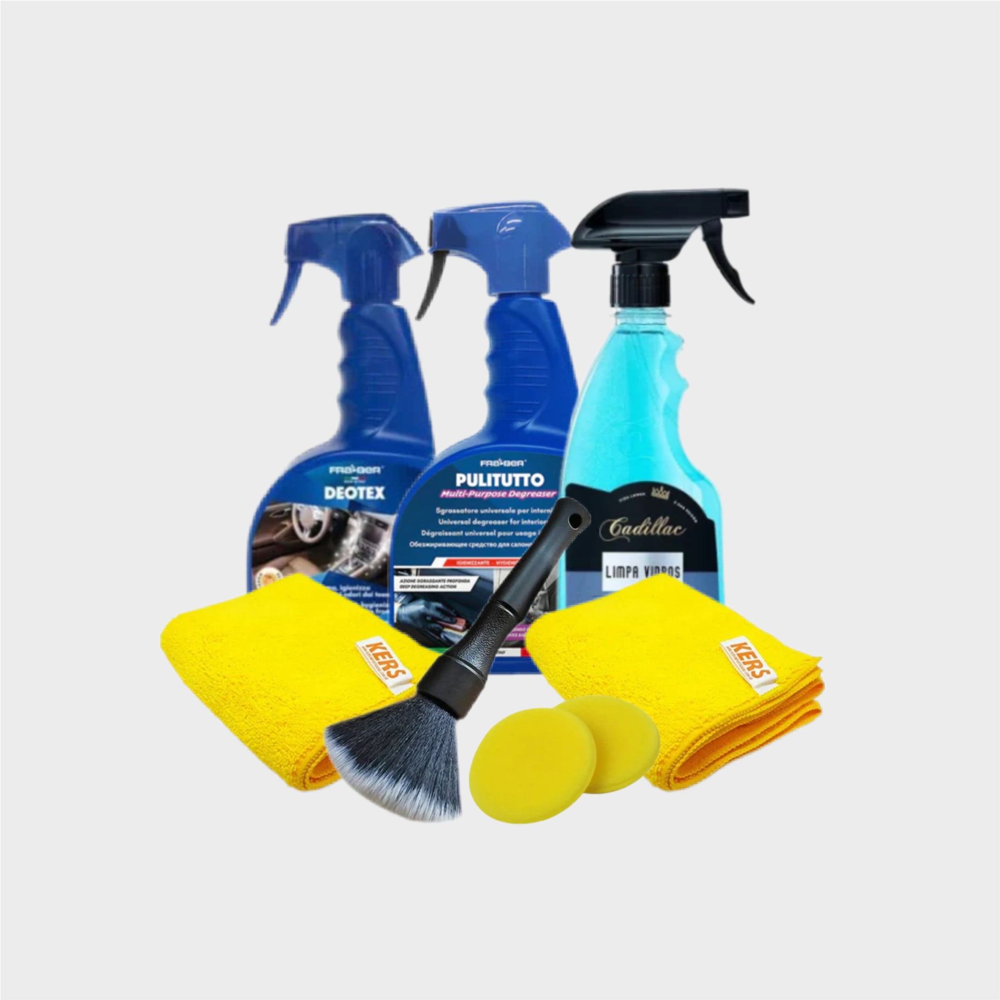 Pack limpeza de interior