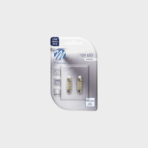 BLISTER 2X LED L028W C5W 36 mm | 6 LEDs SMD2835 | Branco