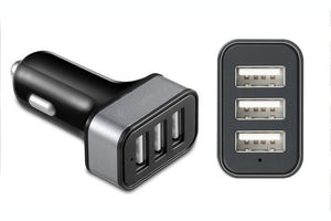 Carregador de isqueiro 3x USB 12V - BKAUTOPARTS