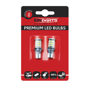 Blister 2PCS Lâmpadas LED W16W T15 30SMD 3020 CANBUS