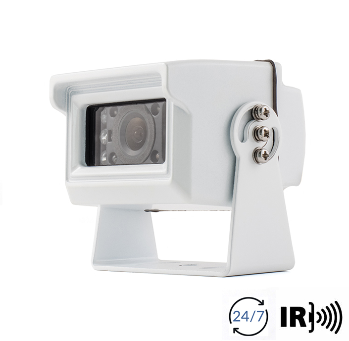 Camara Traseira Universal Veículos Comerciais - Cor Branco