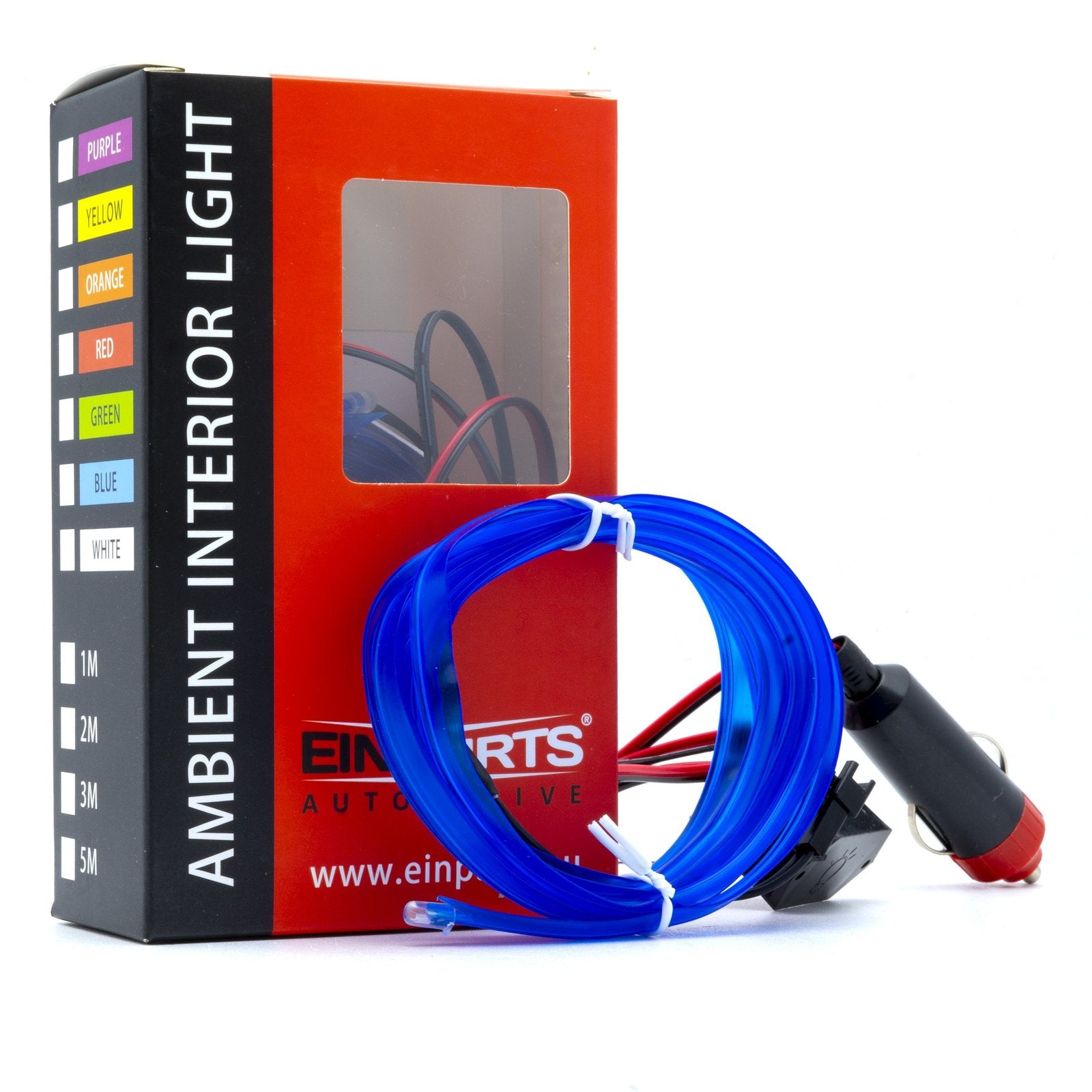 Luz LED Ambiente Azul 2M EPAL2M para Interior Automóvel 12V
