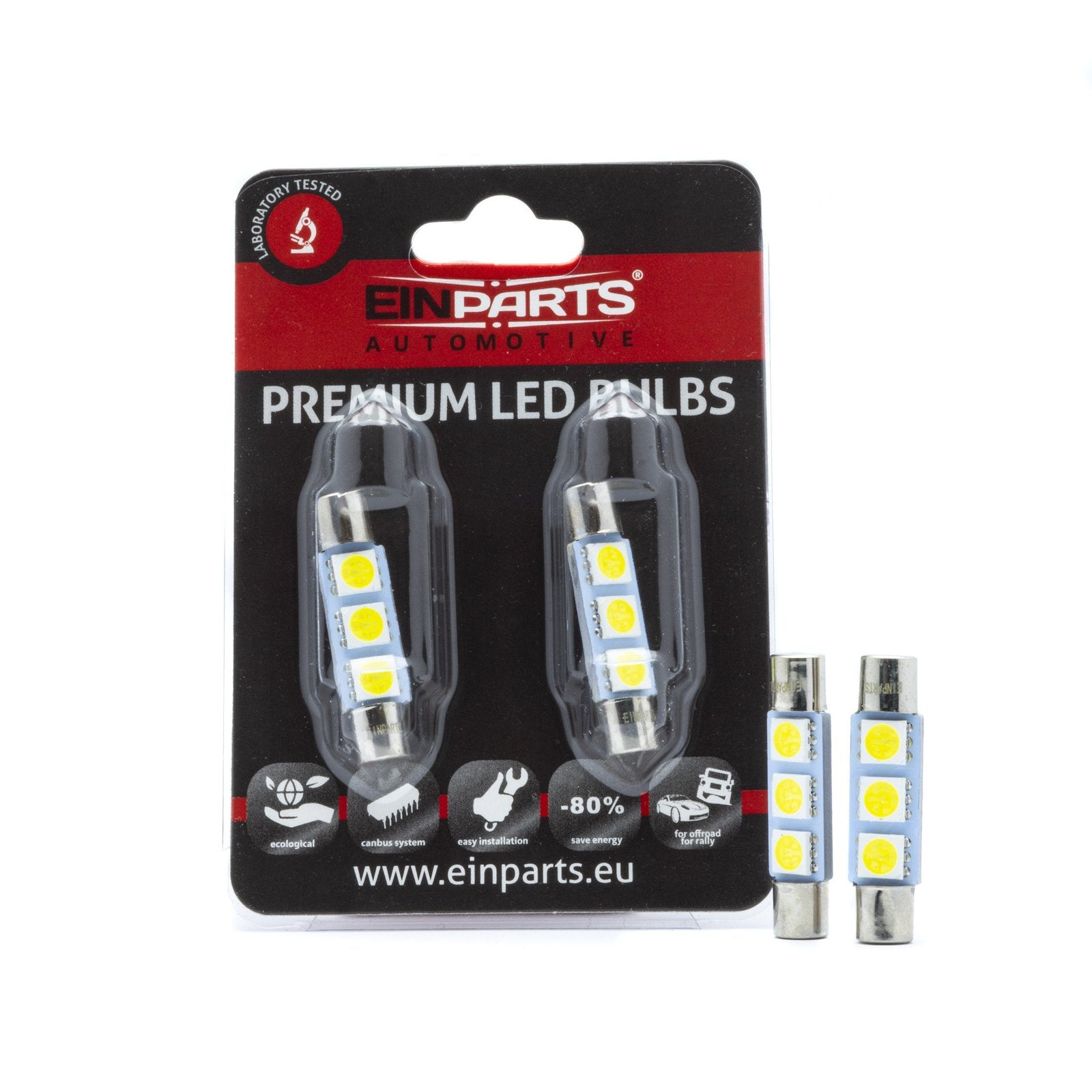 Lâmpadas LED EPL312 C3W 3 4SMD 014 CANBUS 31mm 5000K – 2 Unidades