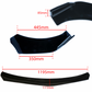 Splitter Dianteiro Universal em ABS Preto Brilhante V3