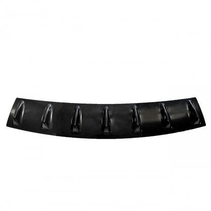 Difusor Traseiro Universal em ABS Preto - Tipo Shark Fin