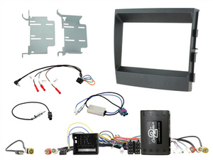 Frente 2Din + Interface Comandos Volante Infodapter Porsche Panamera