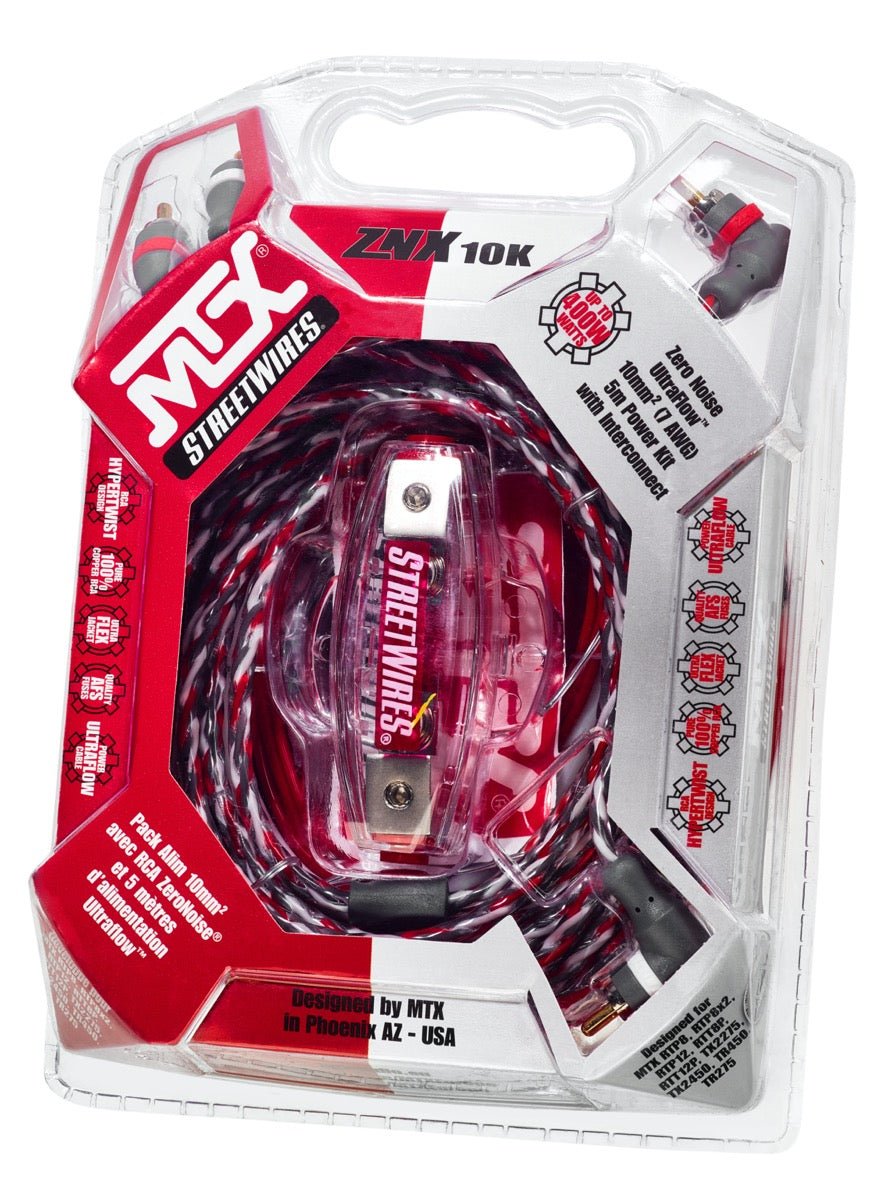 Kit de Alimentação MTX ZNX10K ZeroNoise® 10mm² (7 AWG) 5 Metros