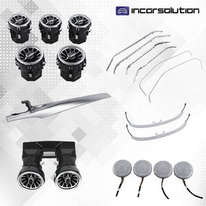 Iluminação Ambiente para Mercedes Classe C & GLC 64 Cores | Controlo por App | Bluetooth | LED RGBW
