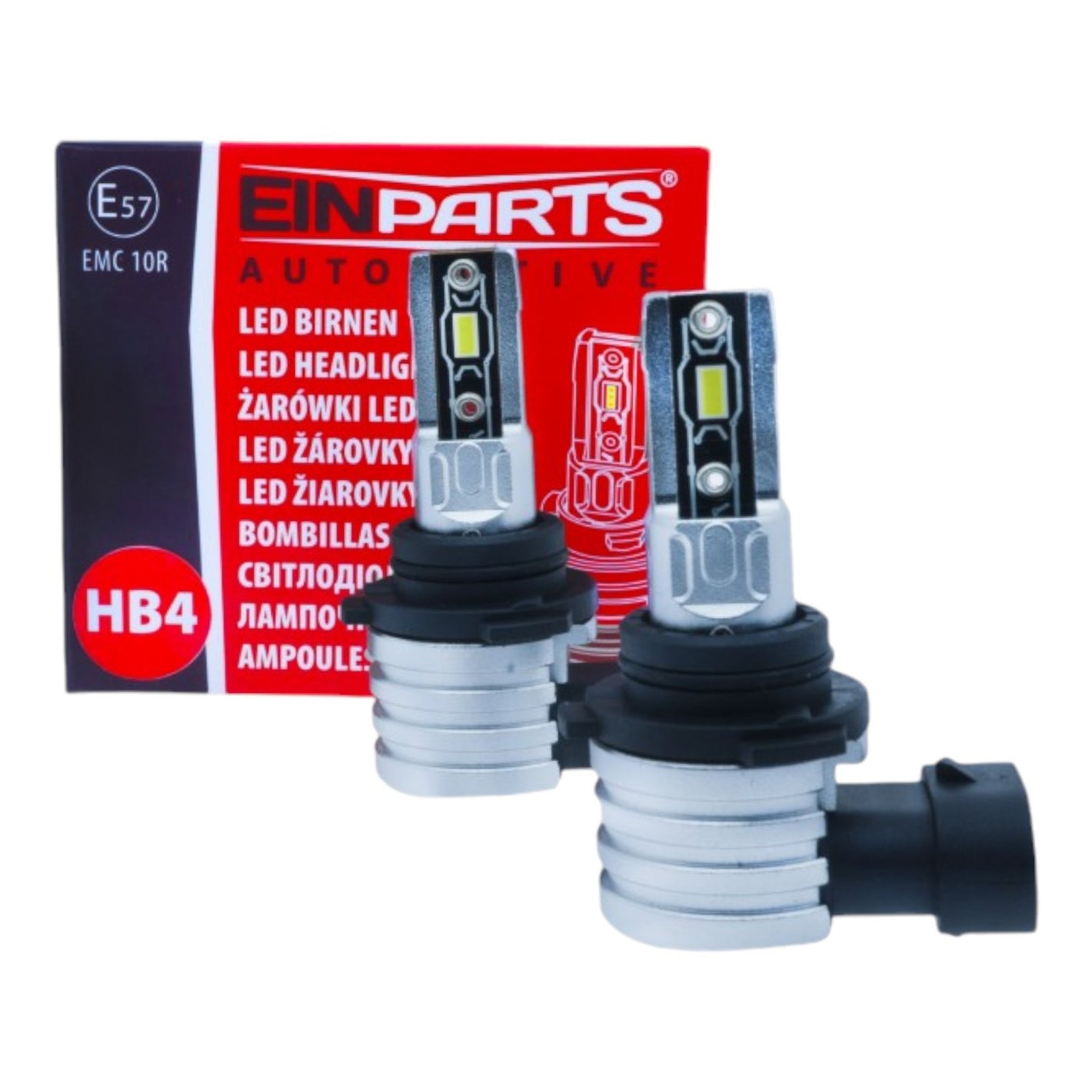 Lâmpadas LED HB4 6500K com Homologação 10R