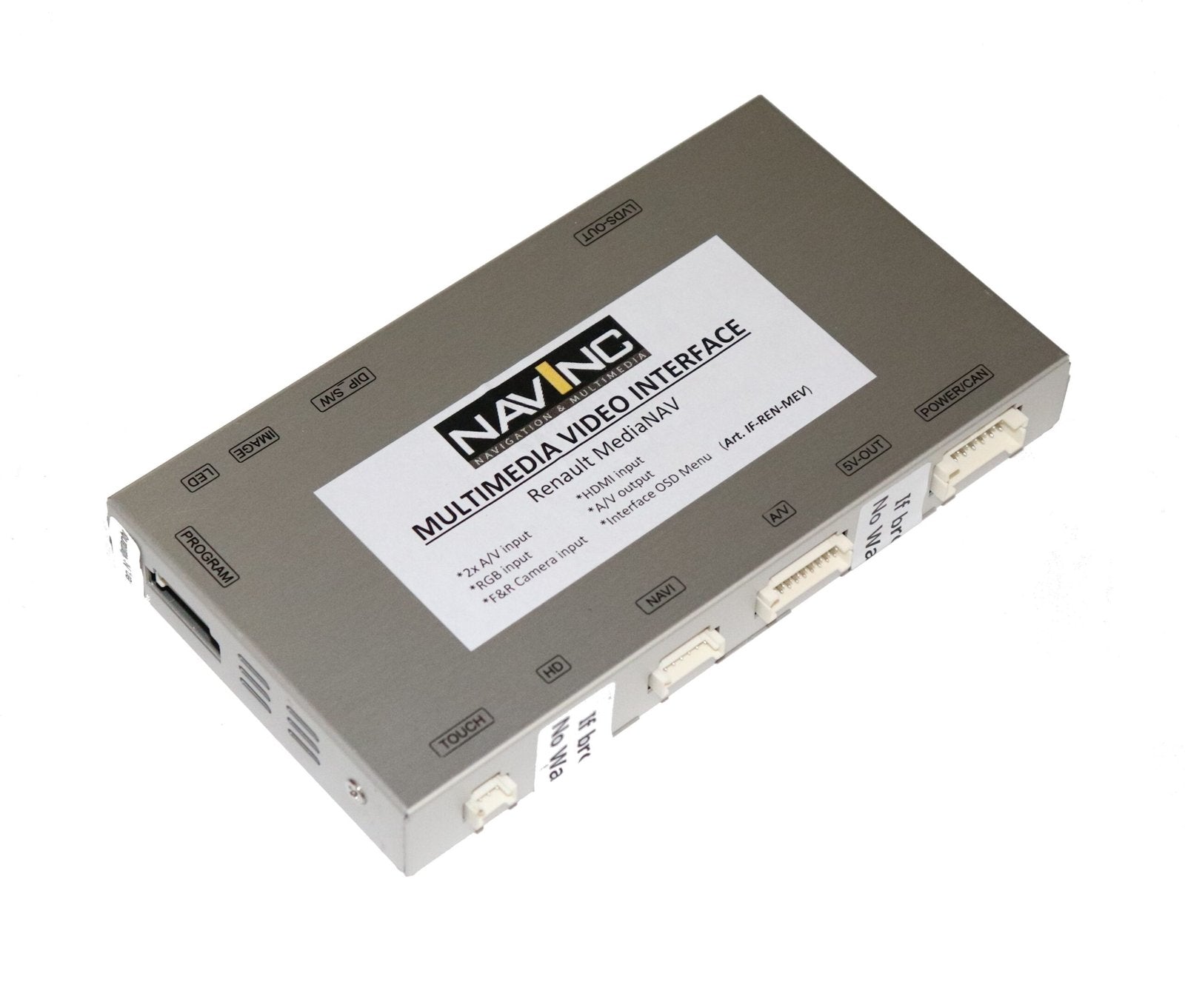 Interface Video Camara Traseira Dacia Dokker Duster Lodgy Logan Sandero MEDIA NAV