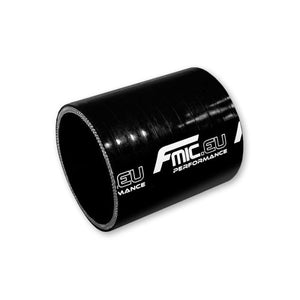 Tubo de silicone reto 70mm preto 5cm
