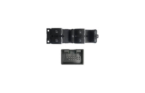 Comando Porta Frente Esquerdo (Pret/Crom) (4 Botões) 9Pin Seat Leon (1M1) VW Golf IV