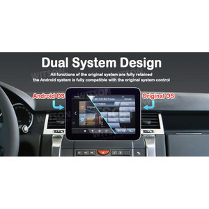 Monitor 8.4” Android 13 para Range Rover Sport CarPlay & Android Auto | Sistema Duplo Denso | Plug & Play