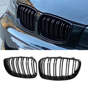 Grelhas Centrais BMW Série 1 E81/E82/E87/E88 (2008-2011) – Design M Power em Piano Black