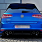 Extensão do Difusor Traseiro para VW Golf 7 VII R (2013-2016)